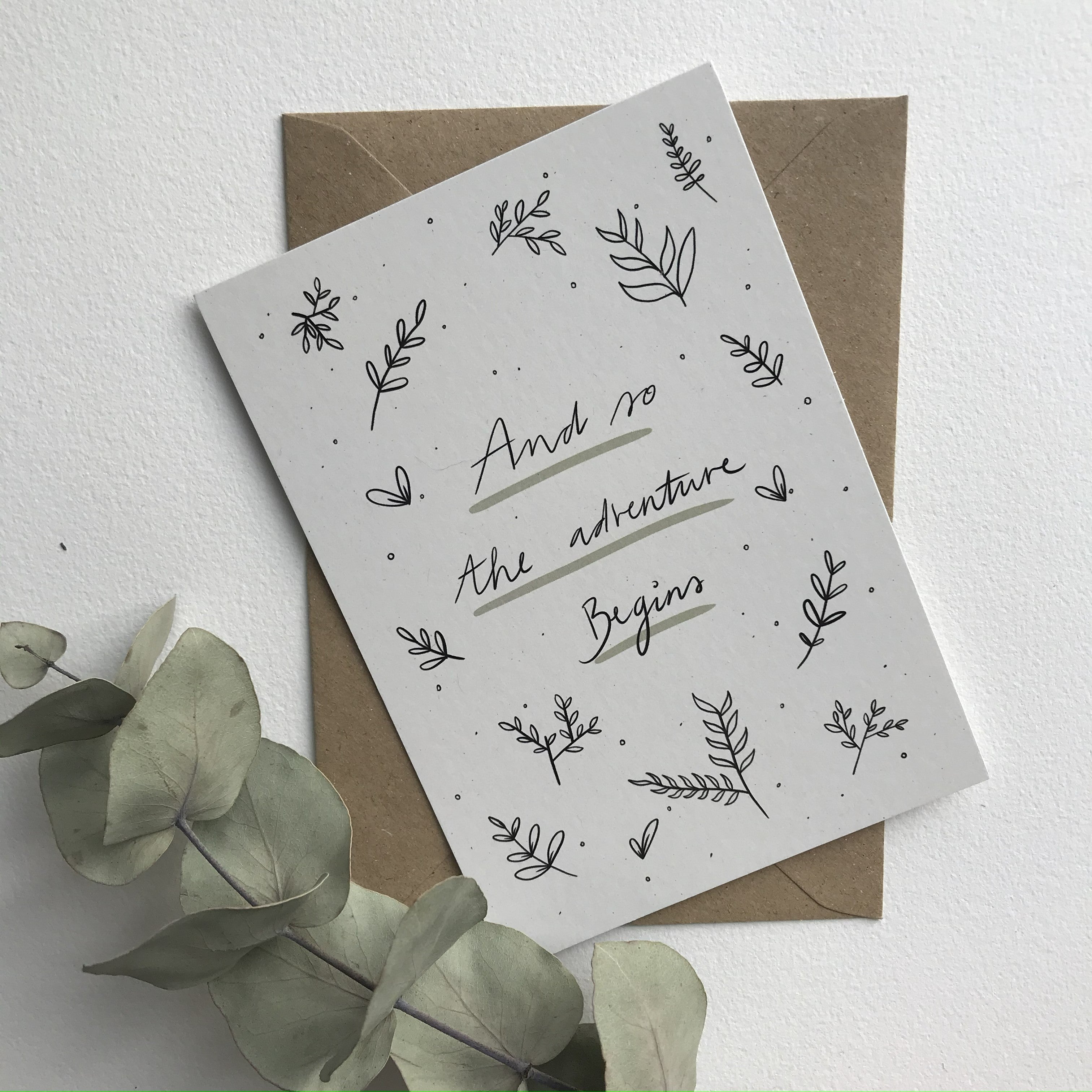 Wenskaart "Adventure"
